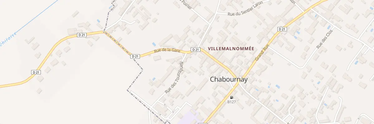 Plan du 5 Rue des Tourniquets à Chabournay