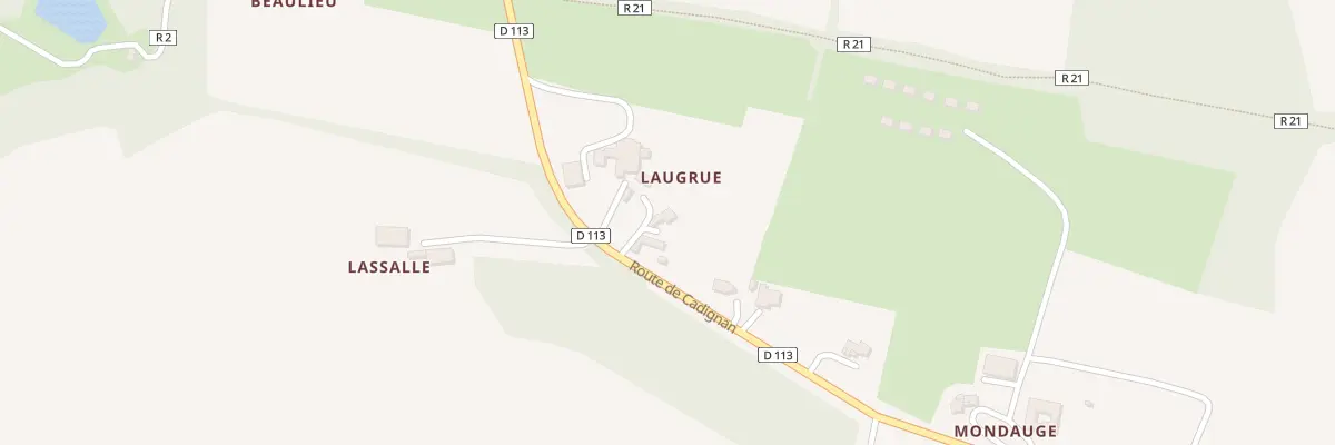 Plan du 5056 A Laugrue à Courrensan