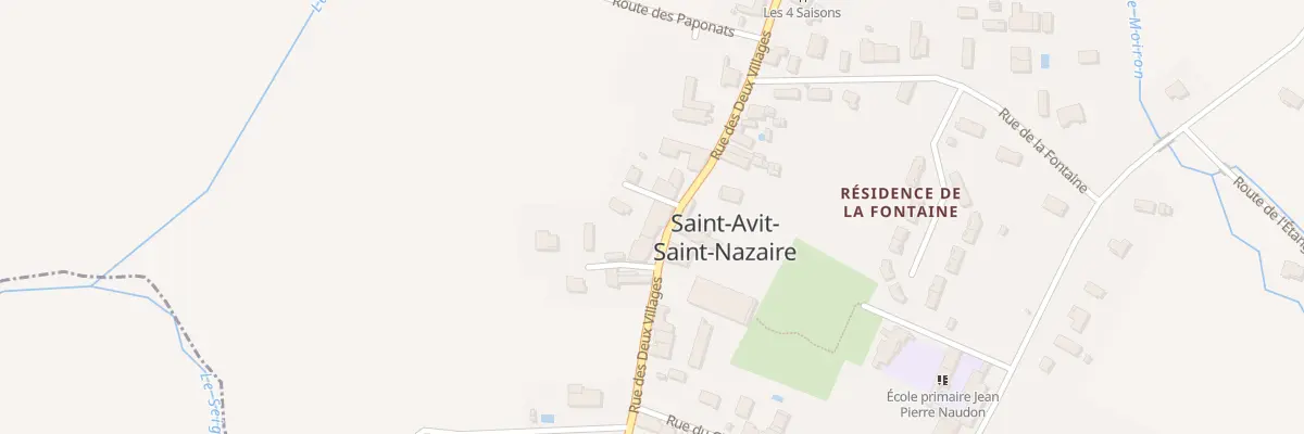 Plan du 31 Rue des Deux Villages à Saint-Avit-Saint-Nazaire