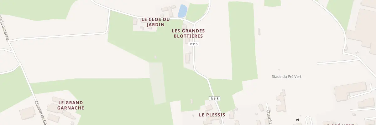 Plan du 11 Rte du Plessis à Mayet