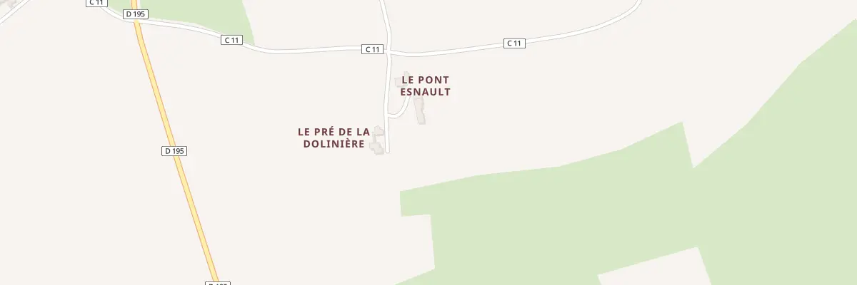 Plan du 2 Le Pont Esnault à Congé-sur-Orne