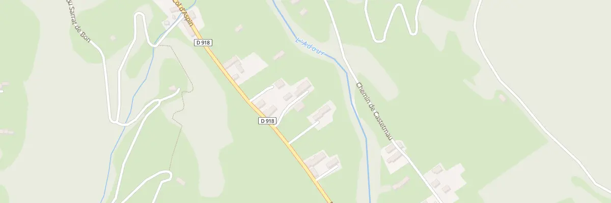 Plan du 4425 Rte du Col d’Aspin à Campan