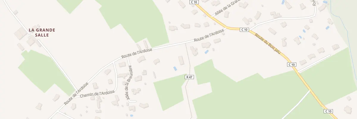 Plan du 175 Rte de l’Ardoise à Yvré-l’Évêque