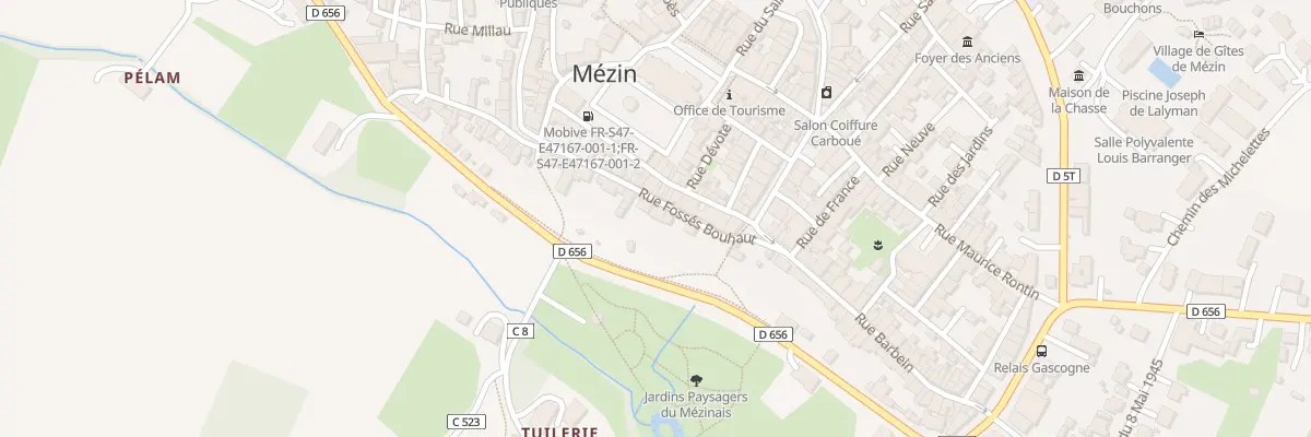 Plan du 3 Rue des Fossés Bouhaut à Mézin
