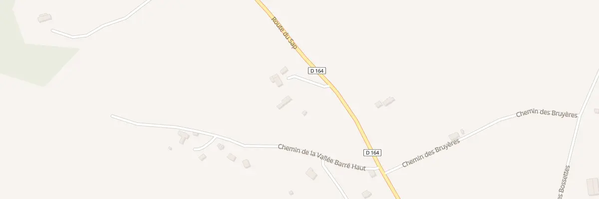 Plan du 742 Rte du Sap à Glos