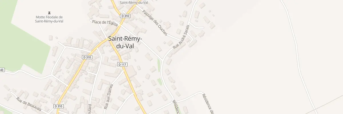 Plan du 45 Rue Andre Serais à Saint-Rémy-du-Val
