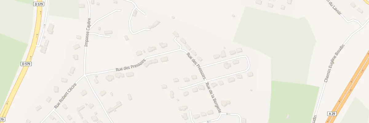 Plan du 245 Rue du Pressoir à La Rivière-Saint-Sauveur