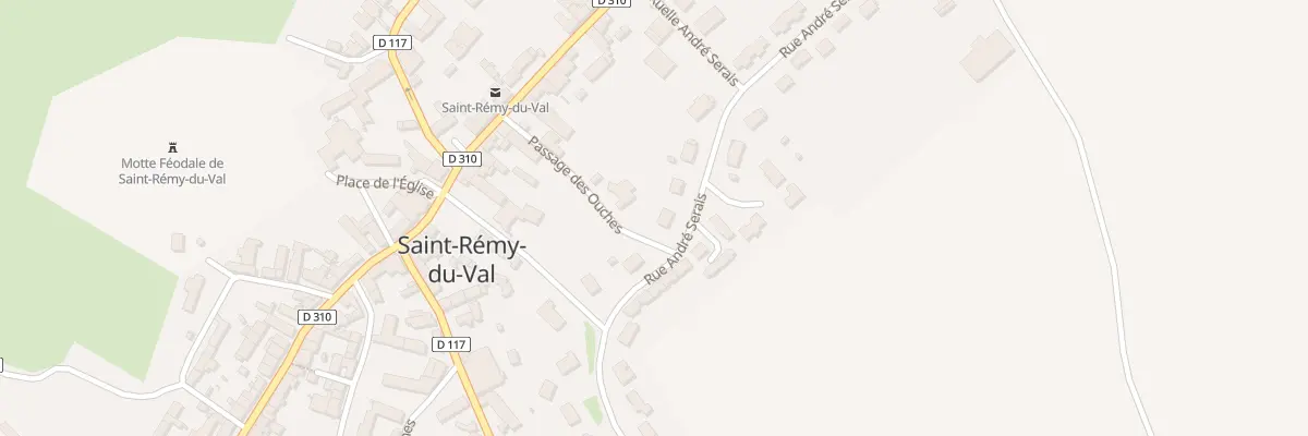 Plan du 24 Rue Andre Serais à Saint-Rémy-du-Val