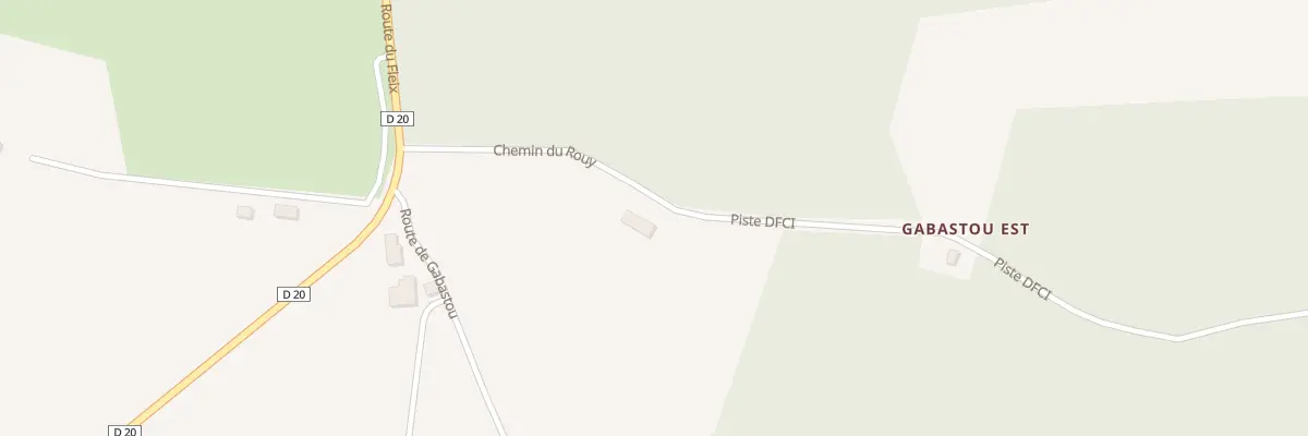 Plan du 222 Che du Rouy à Monfaucon