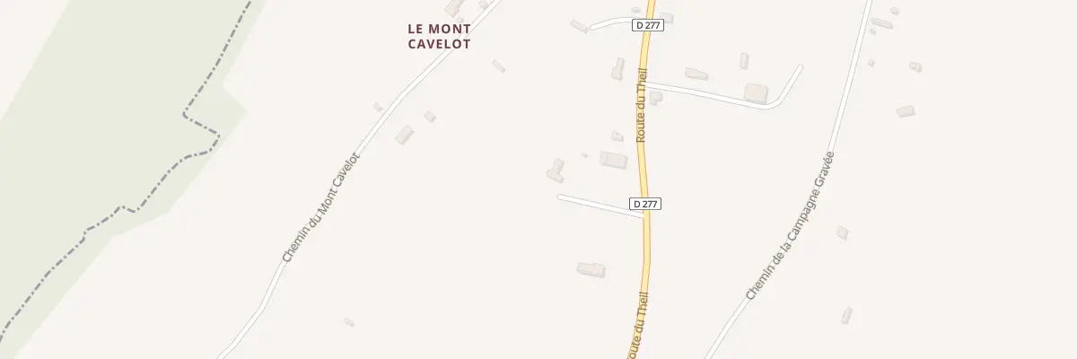 Plan du 1018 Rte du Theil à Genneville