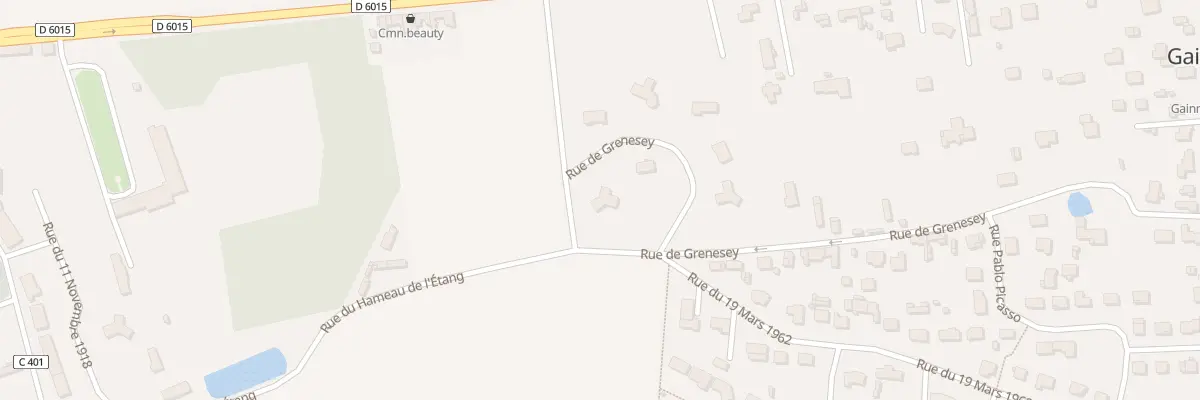 Plan du 1B Rue du Grenesey à Gainneville