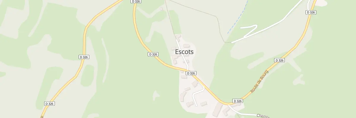 Plan du 39 Che de l’Église à Escots