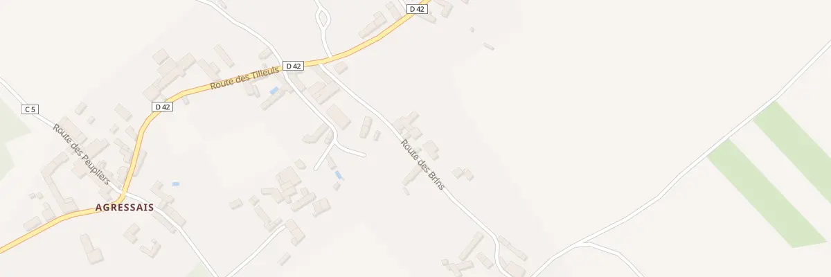 Plan du 3 Rte des Brins à Thurageau