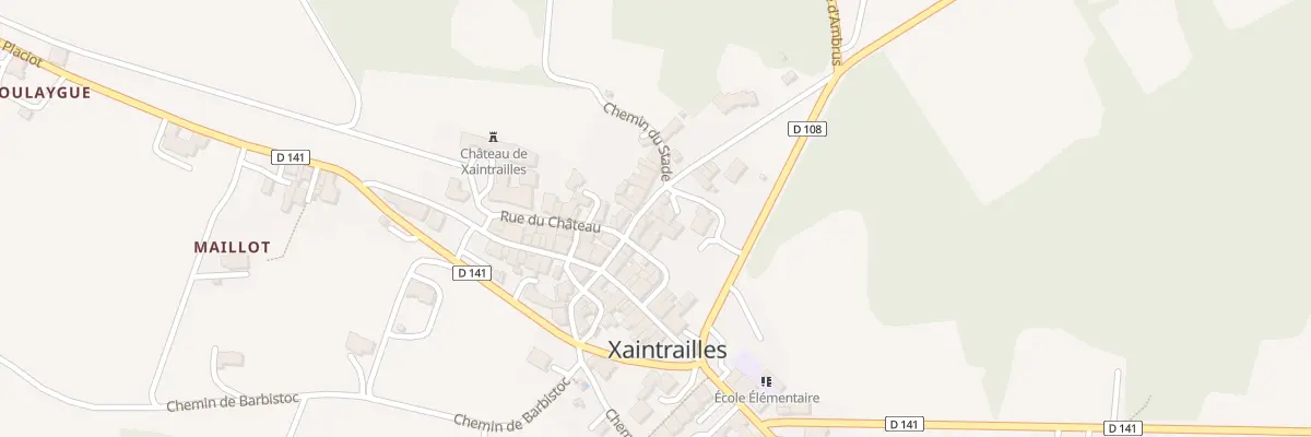 Plan du 5046 Rue du Pigeon Blanc à Xaintrailles