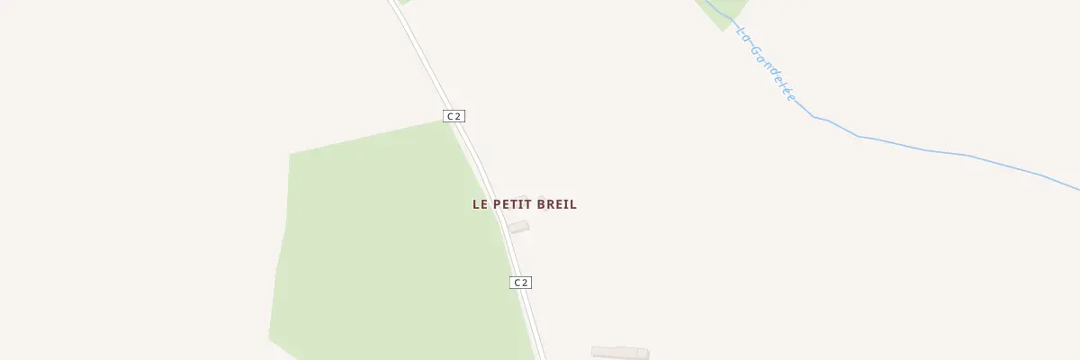 Plan du 5008 Le Petit Breil à Thoigné