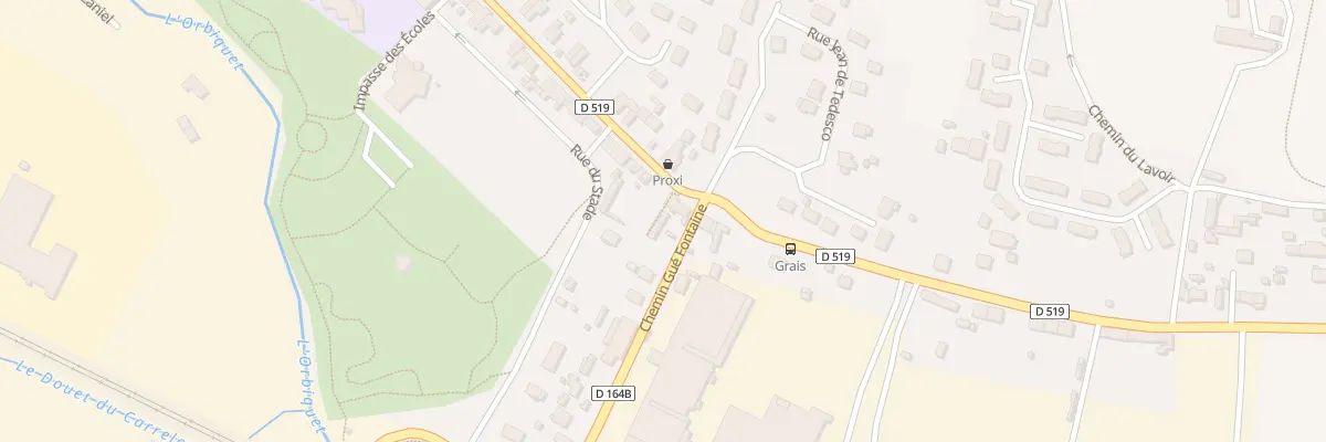 Plan du 5206 Chem de Guefontaine à Beuvillers