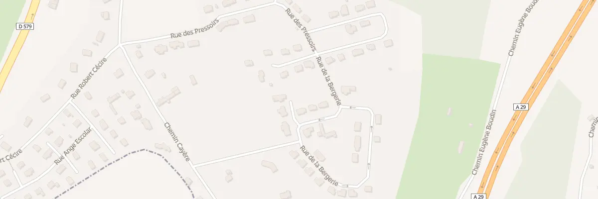 Plan du 145 Rue de la Bergerie à La Rivière-Saint-Sauveur