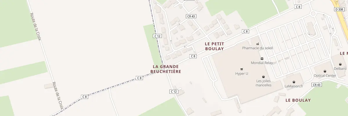 Plan du 7 Rue de la Beline à Écommoy