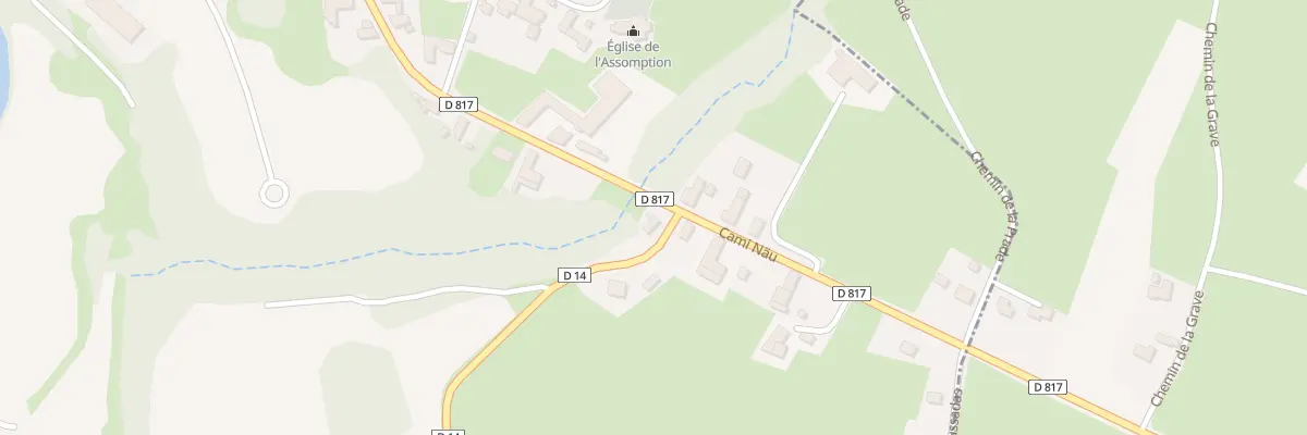 Plan du 2 Rue Carrera de Ricaud à Ozon
