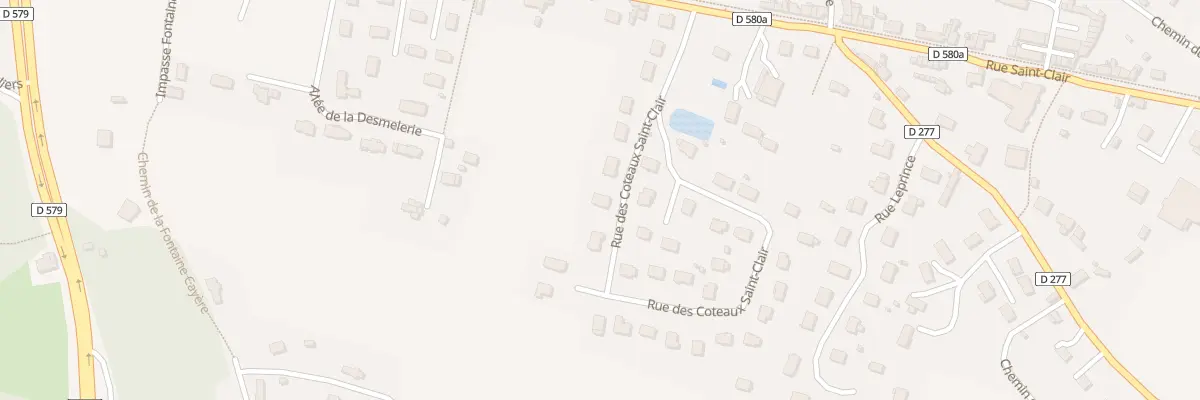Plan du 35 Rue des Coteaux Saint-Clair à La Rivière-Saint-Sauveur