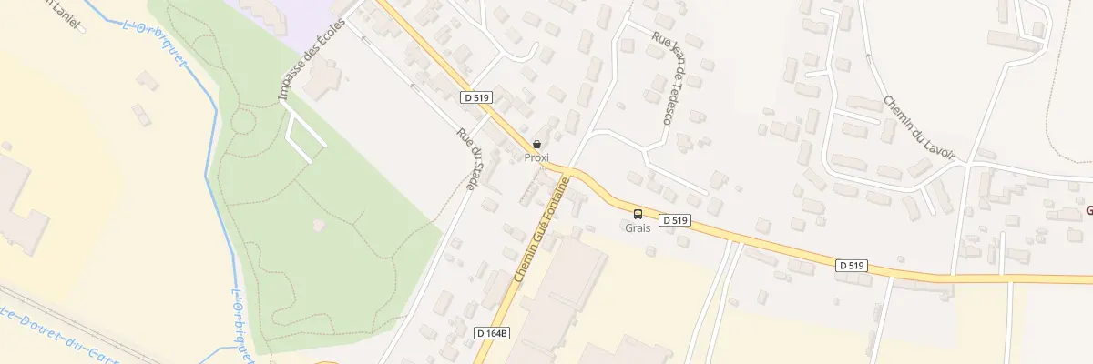 Plan du 104 Rte d’Orbec à Beuvillers