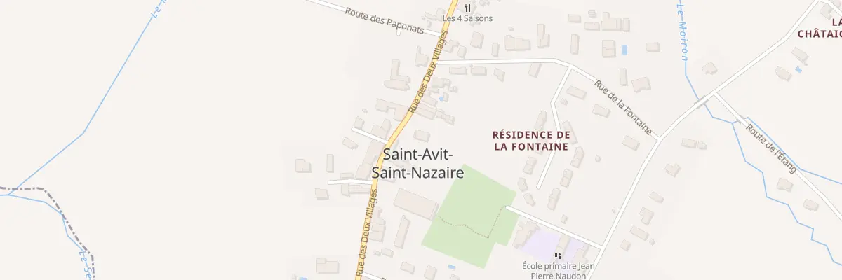 Plan du 253A Le Bourg de Saint Avit à Saint-Avit-Saint-Nazaire