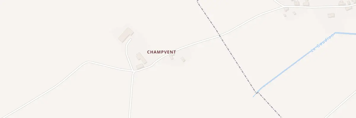 Plan du 101 Champvent à Thurageau