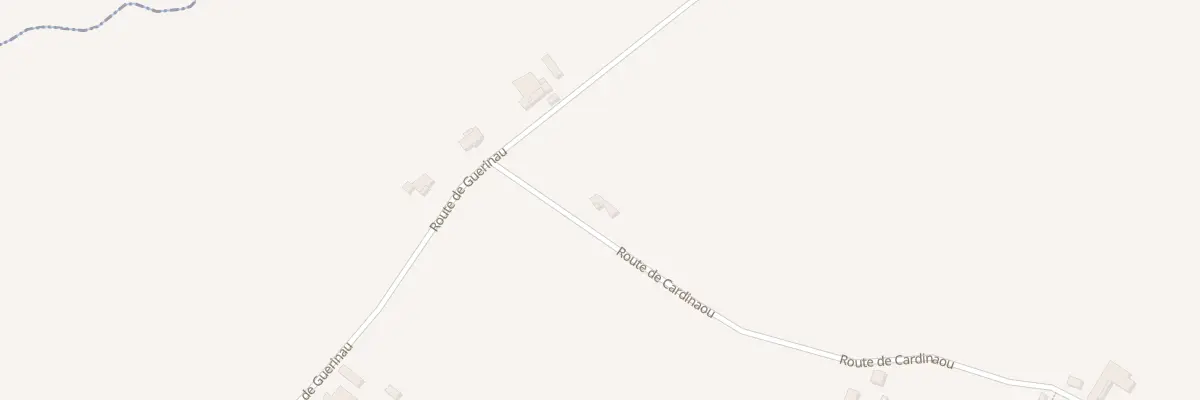 Plan du 24 Rte de Cardinaou à Birac-sur-Trec