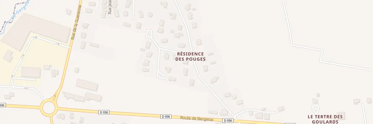 Plan du 11 Lot les Pouges à Saint-Avit-Saint-Nazaire