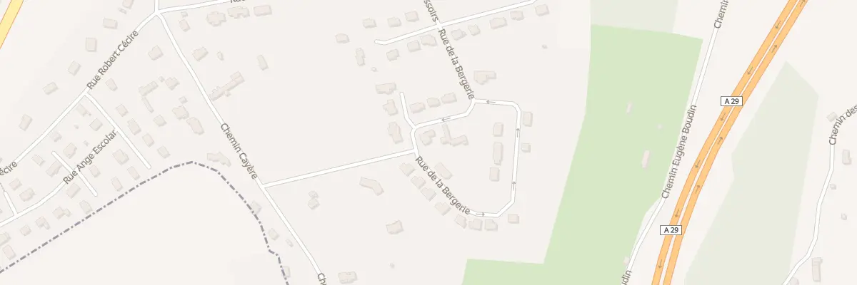 Plan du 144 Rue de la Bergerie à La Rivière-Saint-Sauveur