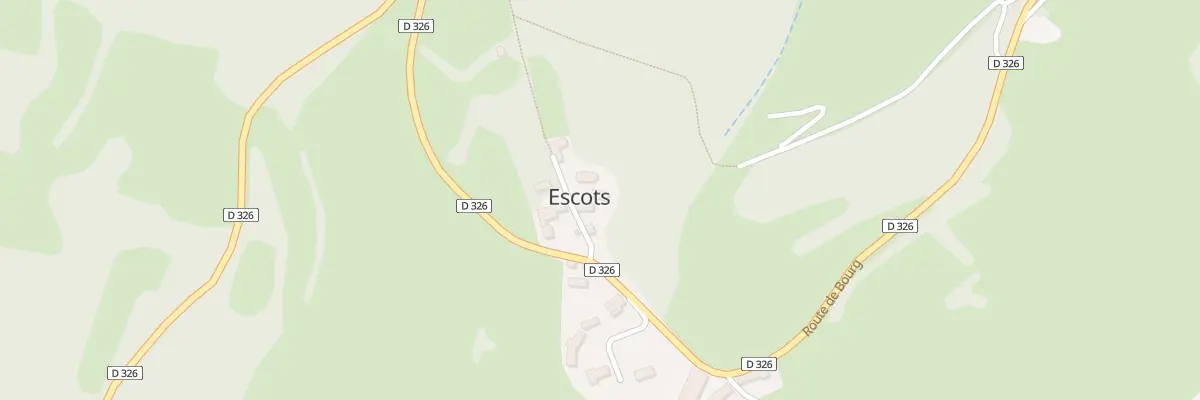 Plan du 36 Che de l’Église à Escots