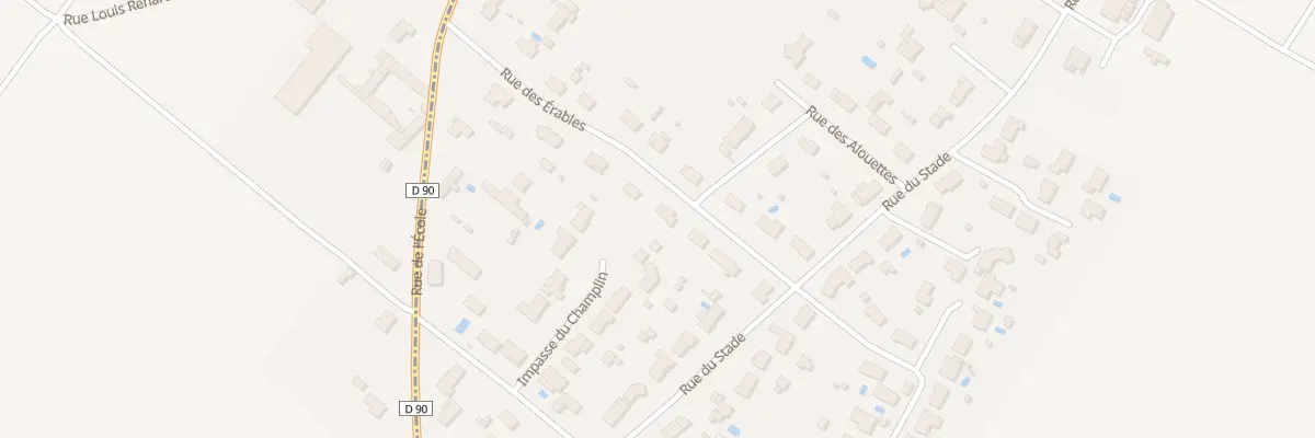 Plan du 10 Rue des Erables à Chabournay