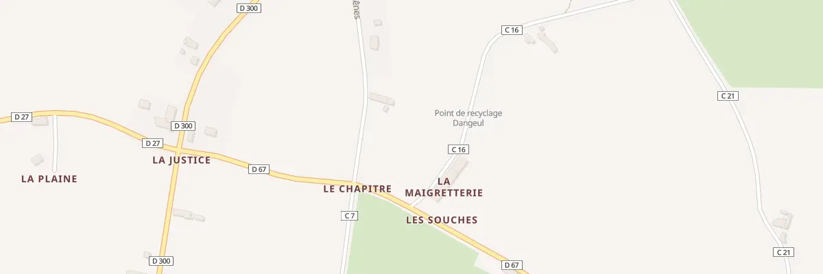 Plan du 9 Rue des Chenes à Dangeul