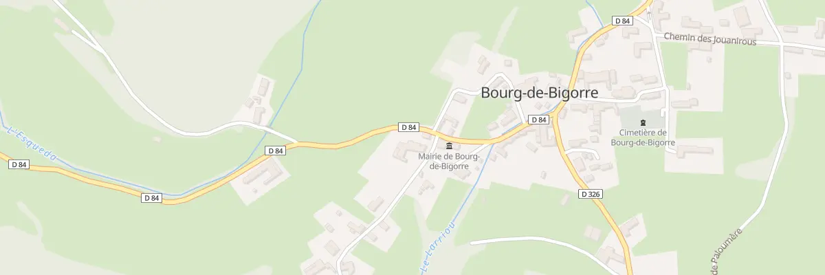 Plan du 5047 La Marque Dessus à Bourg-de-Bigorre