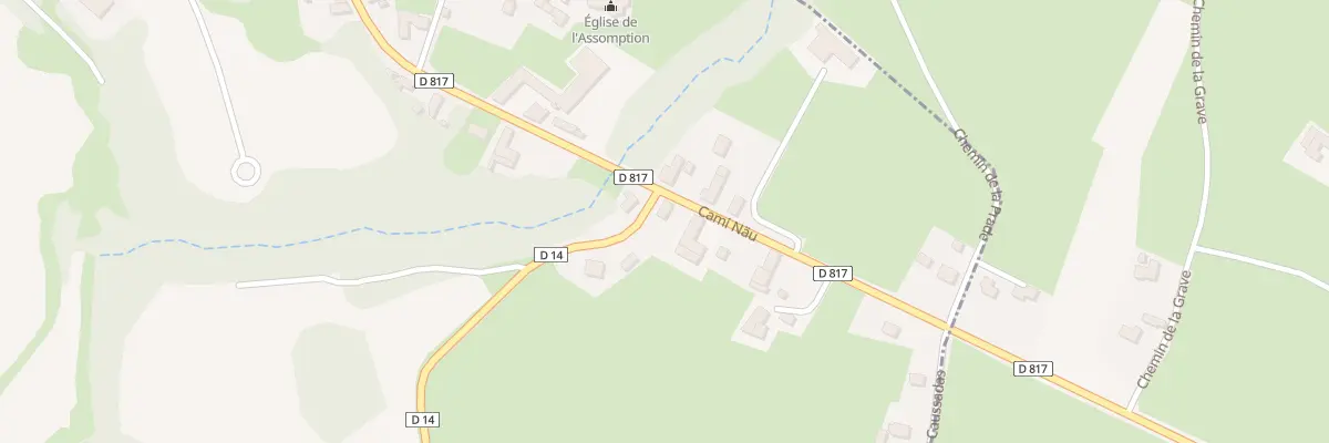 Plan du 5008 Laquillere à Ozon