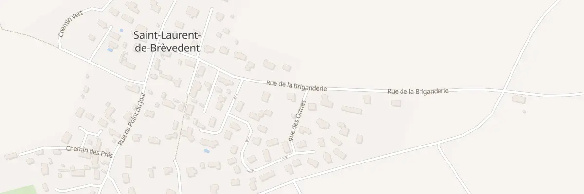 Plan du 14 Rue de la Briganderie à Saint-Laurent-de-Brèvedent