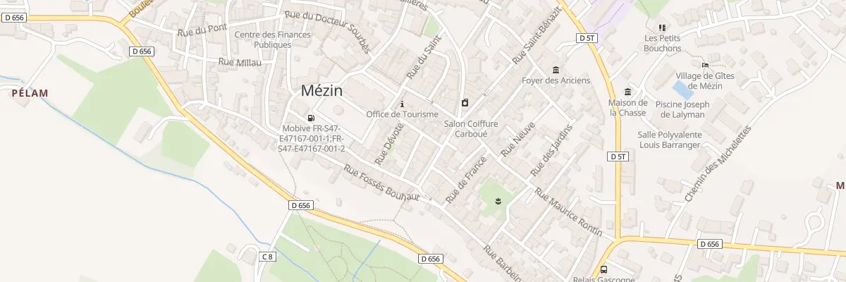Plan du 114 Rue Saint Jean à Mézin