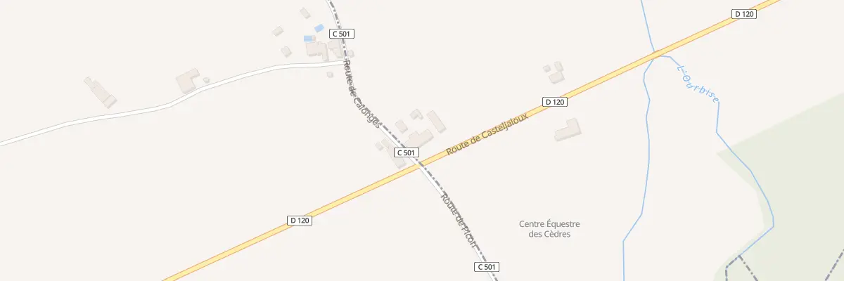 Plan du 23 Chaneau Haut à Villeton