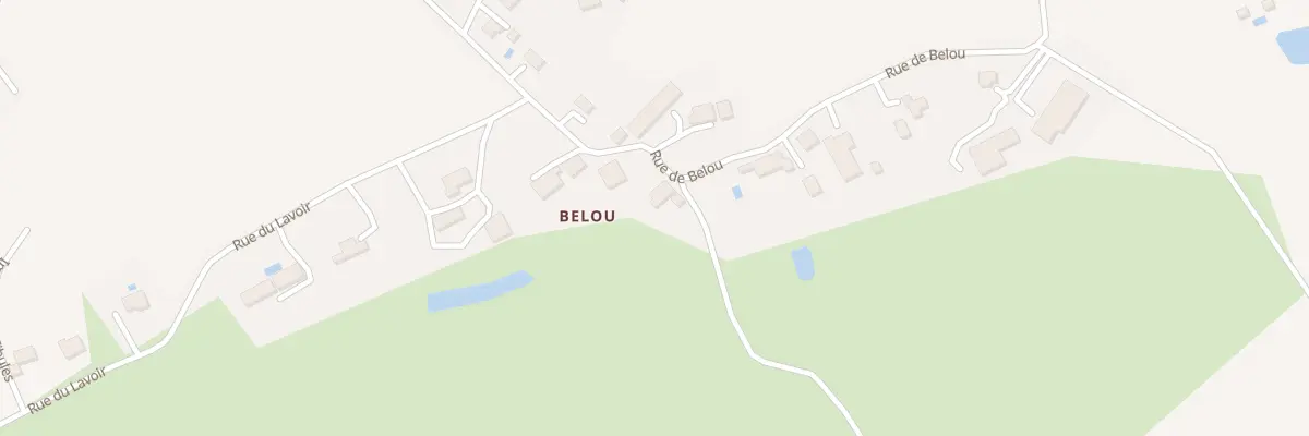 Plan du 457 Rue de Belou à Saint-Laurent-des-Hommes