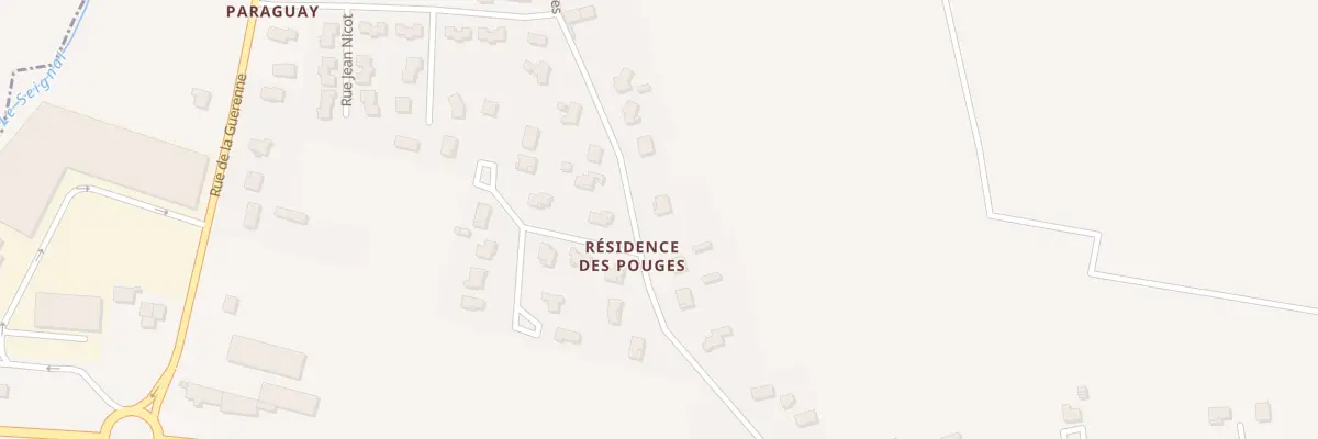 Plan du 34 Rue des Pouges à Saint-Avit-Saint-Nazaire
