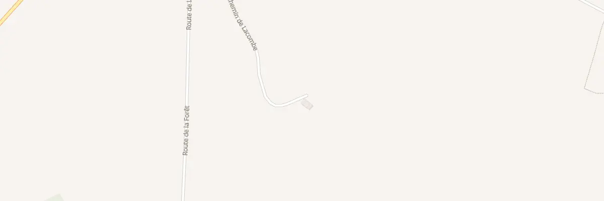 Plan du 423 Che de Lacombe à Monteton