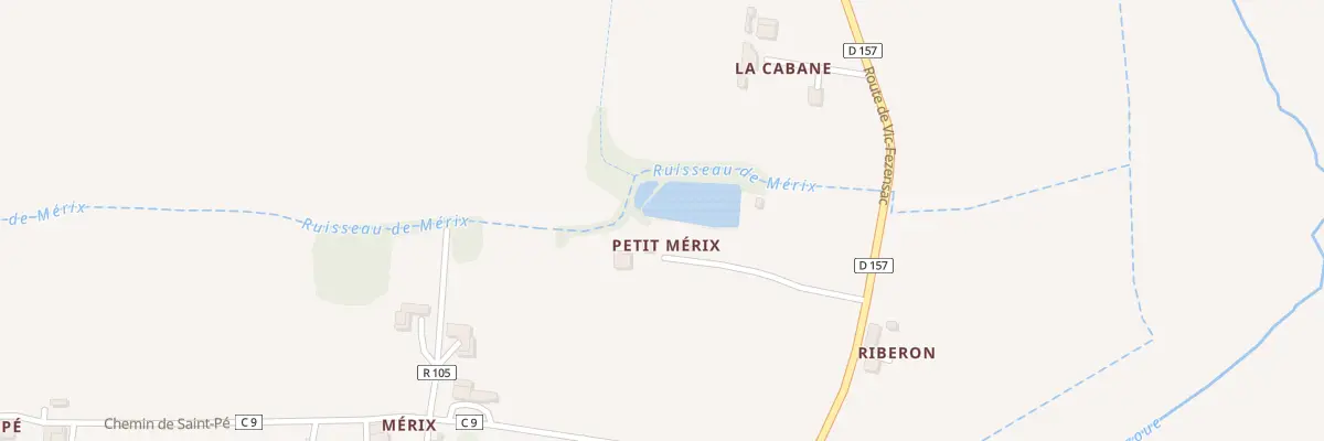 Plan du 5139 Petit Merix à Castillon-Debats