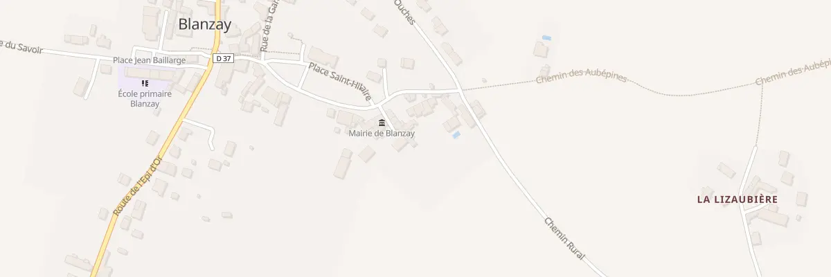 Plan du 3 Imp des Anciennes Ecoles à Blanzay