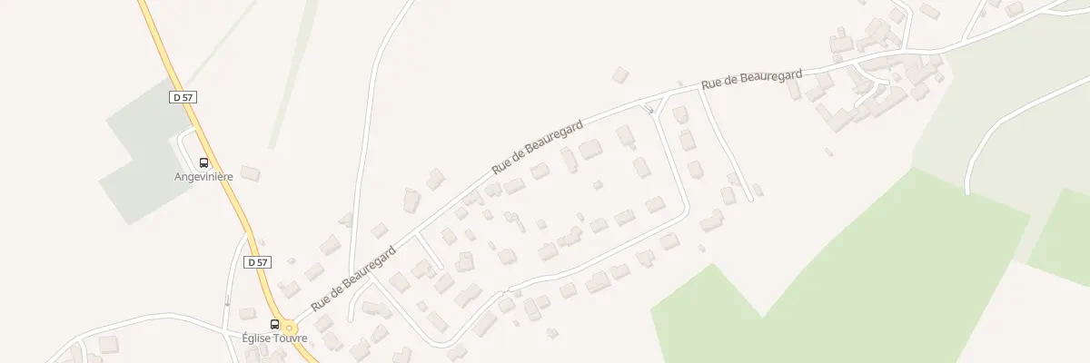 Plan du 14 Rue de Beauregard à Touvre