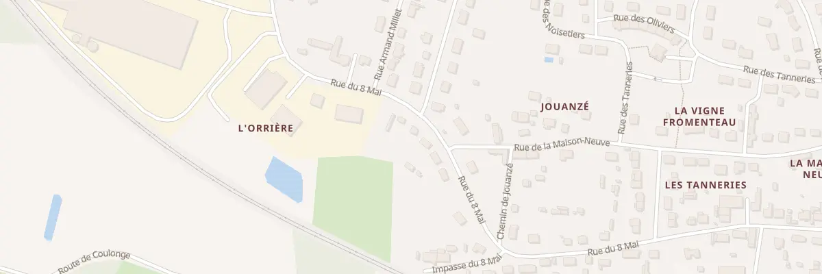 Plan du 51 Rue du 8 Mai à Aubigné-Racan