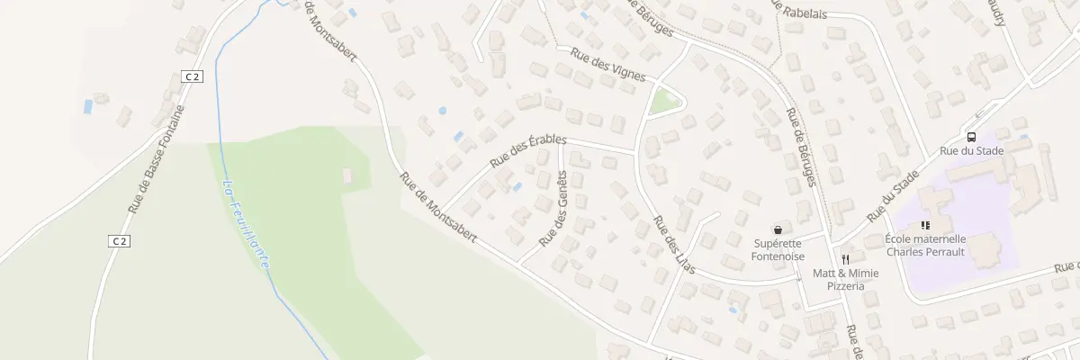 Plan du 7 Rue des Genêts à Fontaine-le-Comte