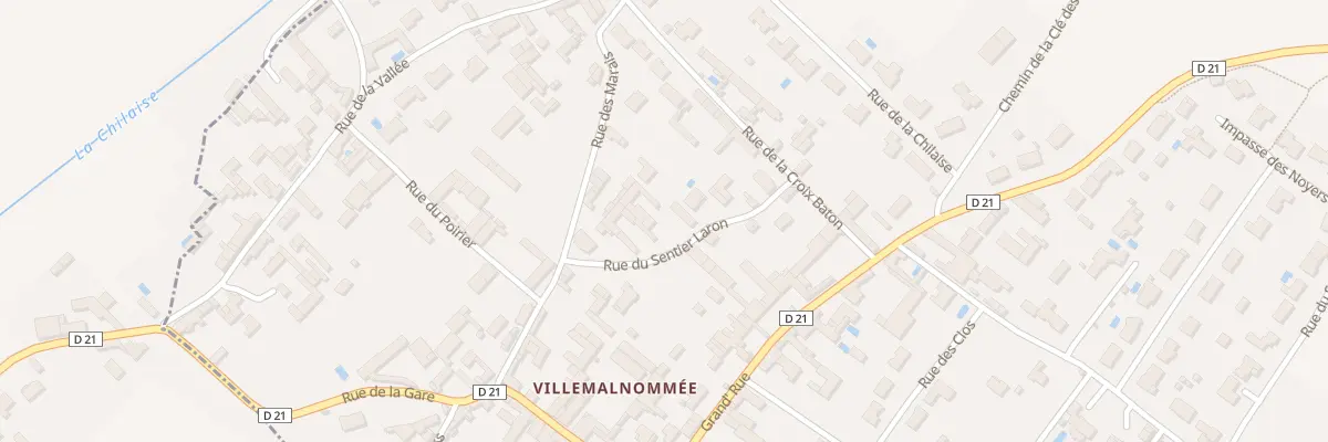 Plan du 5066 Villemalnommee à Chabournay