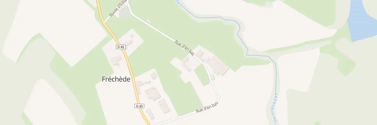 Plan du 6 Rue d’En Bas à Fréchède