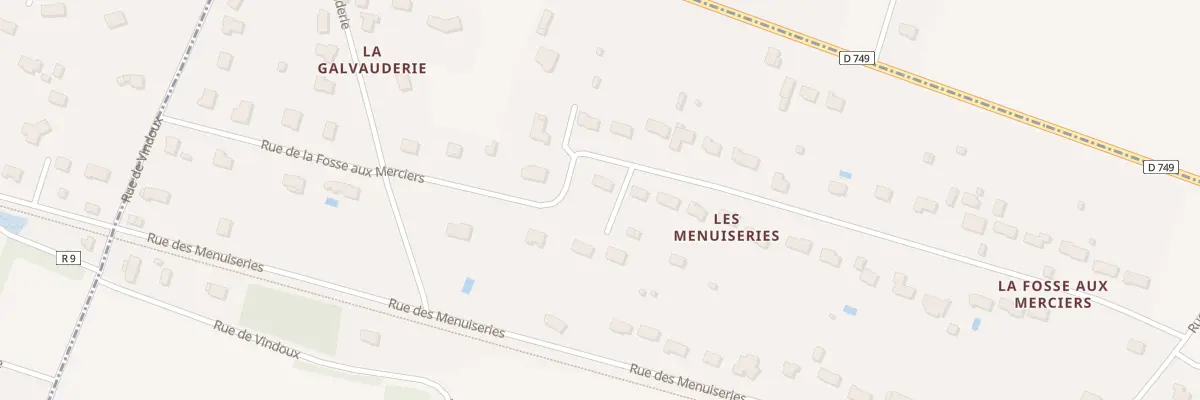 Plan du 25B Rue de la Fosse aux Merciers à Ligré