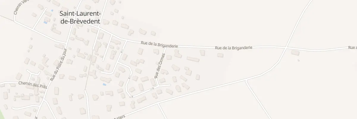 Plan du 16T Rue de la Briganderie à Saint-Laurent-de-Brèvedent